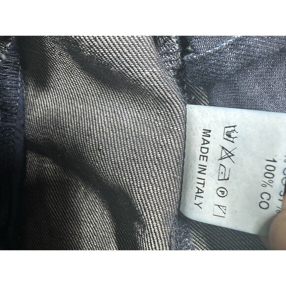 HANNOH WESSEL AEQUAMENTE DARK BLUE COTTON Pants TROUSERS -EU34 UK8 26 X 26.5 - Picture 4 of 9